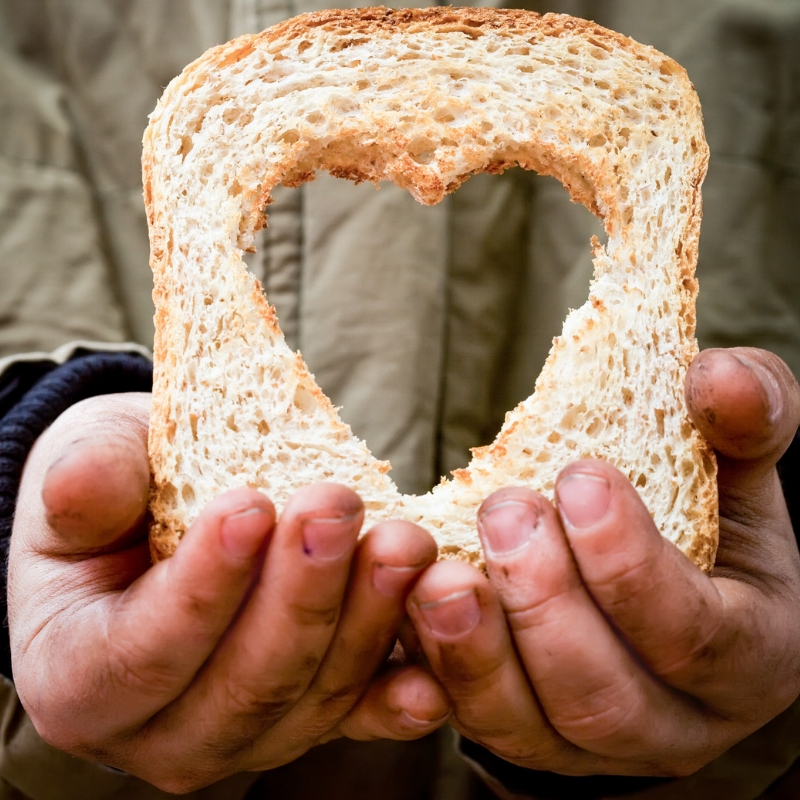 serce chleb