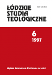 Łódzkie Studia Teologiczne 1997 (okładka)