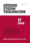 Łódzkie Studia Teologiczne 2008 (okładka)