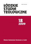 Łódzkie Studia Teologiczne 2009 (okładka)