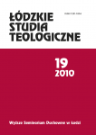 Łódzkie Studia Teologiczne 2010 (okładka)