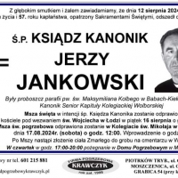 Zmarł ks. kanonik Jerzy Jankowski